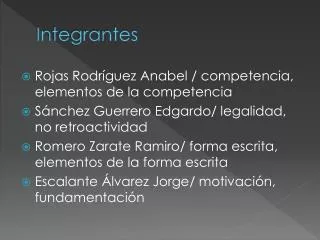 integrantes