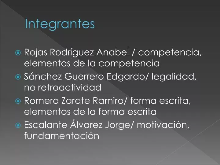 integrantes