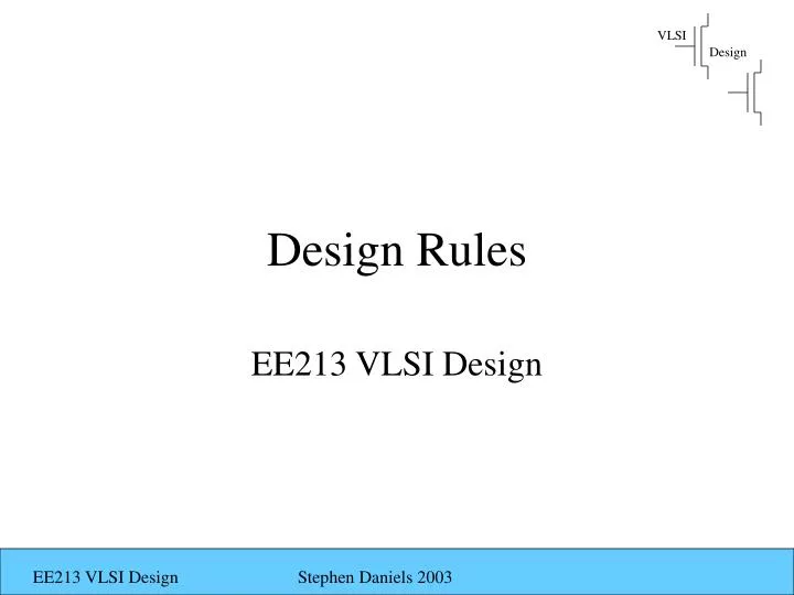 design rules