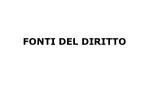 FONTI DEL DIRITTO - slide 1