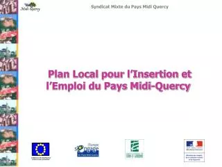 Plan Local pour l’Insertion et l’Emploi du Pays Midi-Quercy