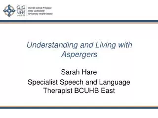Understanding and Living with Aspergers