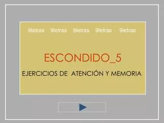 ESCONDIDO_5 EJERCICIOS DE ATENCIÓN Y MEMORIA