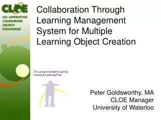 Collaboration Through Learning Management System for Multiple Learning Object Creation