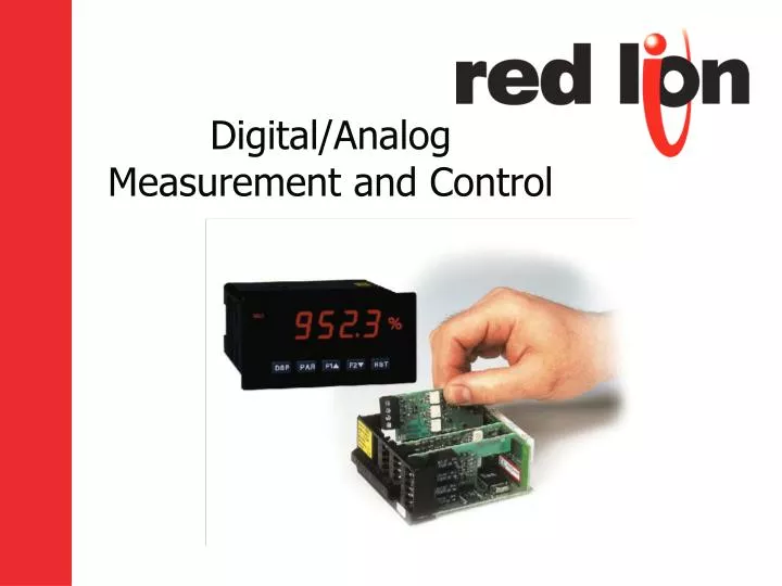 digital analog measurement and control