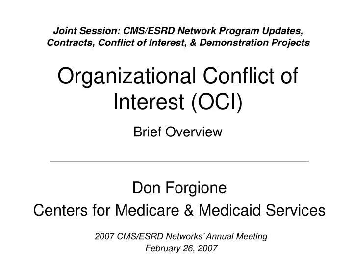 don forgione centers for medicare medicaid services