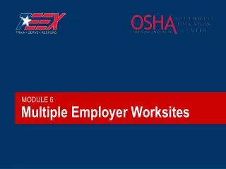 Multiple Employer Worksites