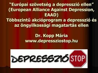 “Nürnbergi szövetség a depresszió ellen”