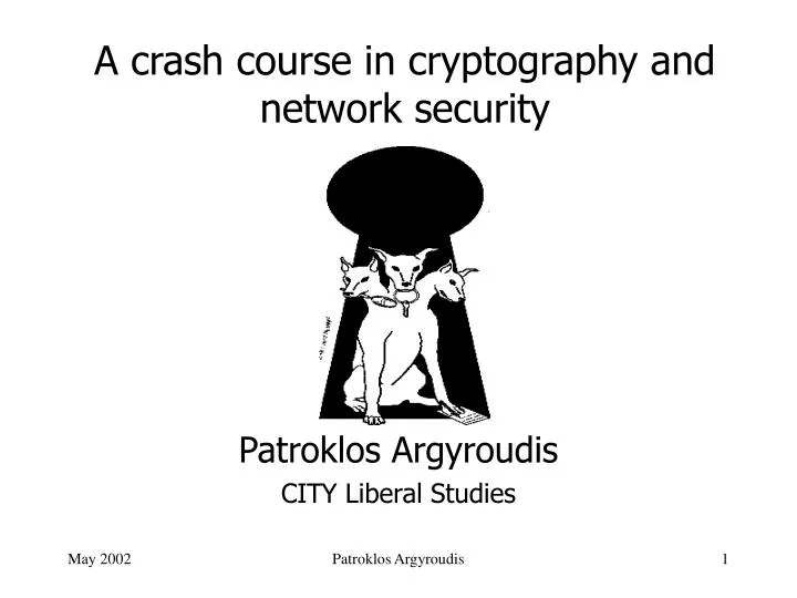 a crash course in cryptography and network security