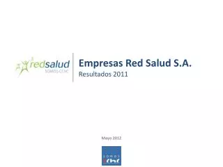 empresas red salud s a resultados 2011