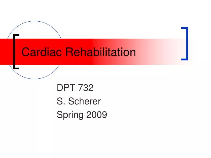 cardiac rehabilitation