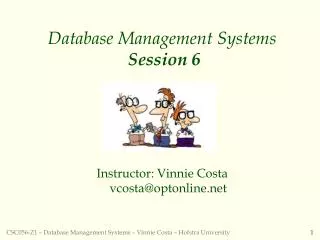 Database Management Systems Session 6
