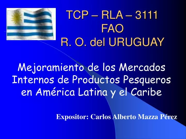 tcp rla 3111 fao r o del uruguay