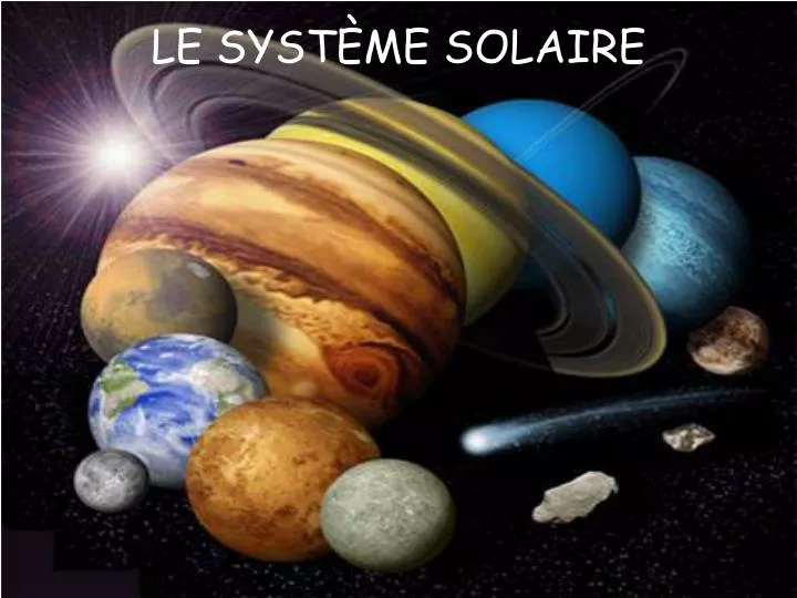 Astronomie : le Système solaire en bref