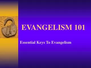 PPT - The Masters’ Plan Of Evangelism PowerPoint Presentation, Free ...