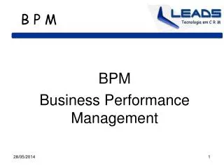 BPM Business Performance Management