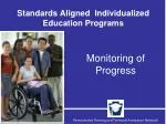 Standards Aligned Individualized Education Programs - slide 1