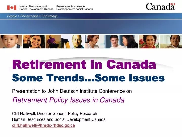 retirement in canada some trends some issues