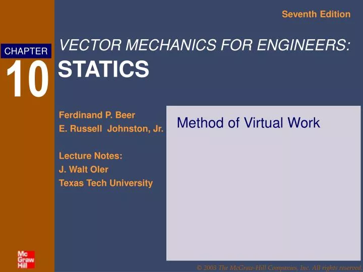 method of virtual work