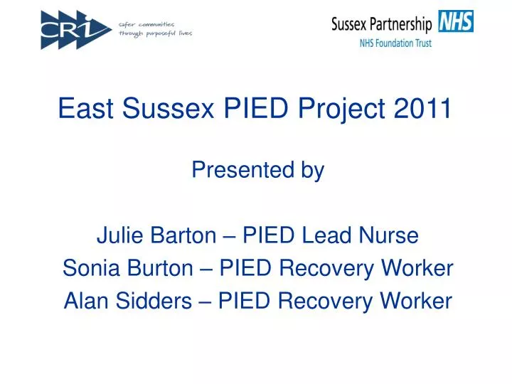 east sussex pied project 2011
