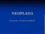 NEOPLASIA - slide 1