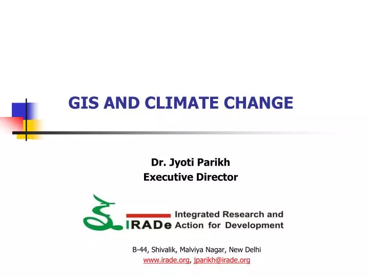 gis and climate change
