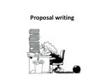 Proposal writing - slide 1