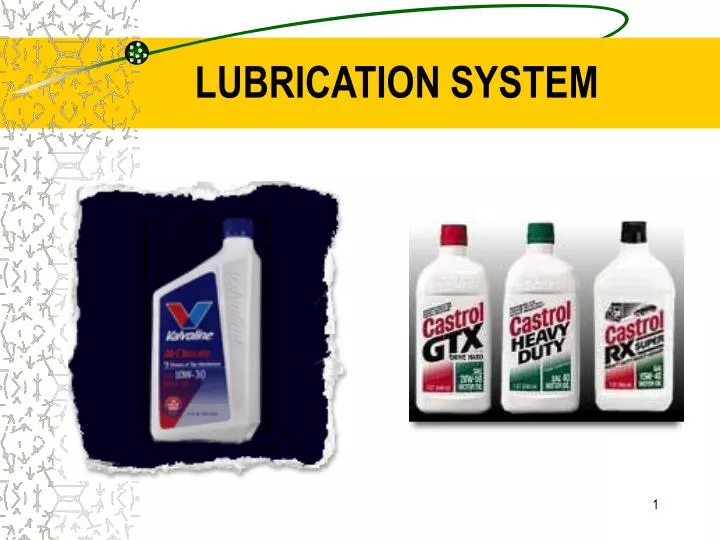 lubrication system