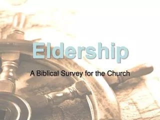 Eldership