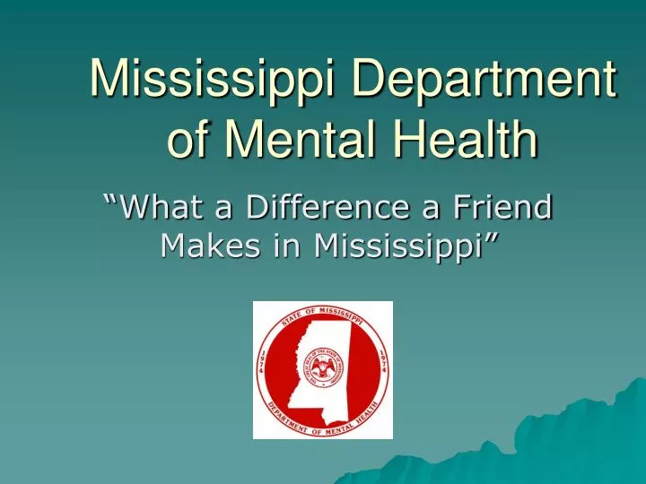mississippi department of mental health