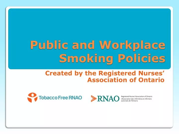 public and workplace smoking policies