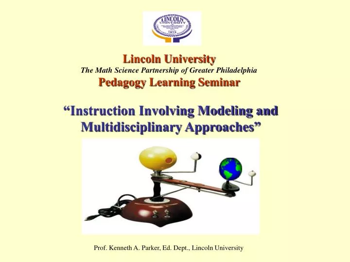 instruction involving modeling and multidisciplinary approaches