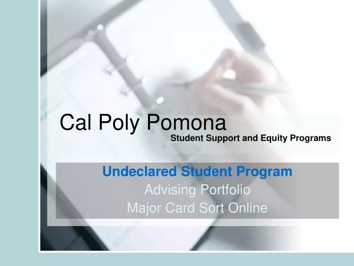 cal poly pomona student support and equity programs