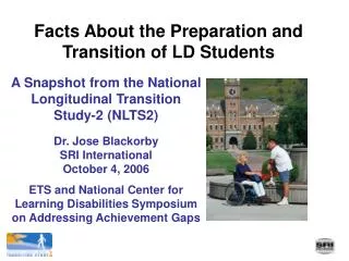 Facts About the Preparation and Transition of LD Students