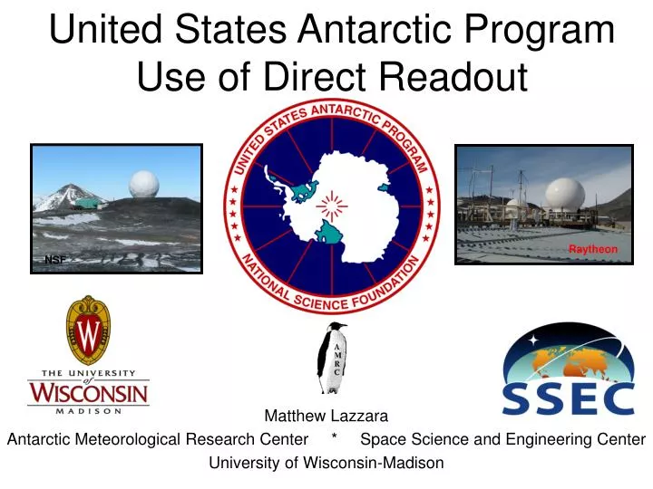 united states antarctic program use of direct readout