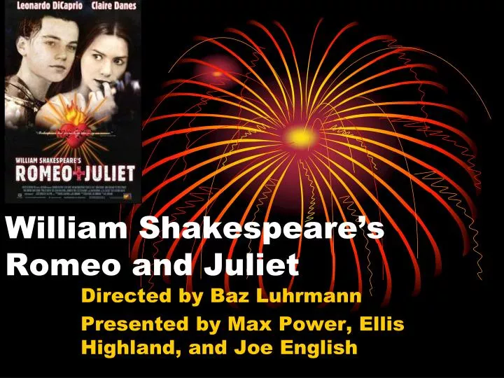 william shakespeare s romeo and juliet