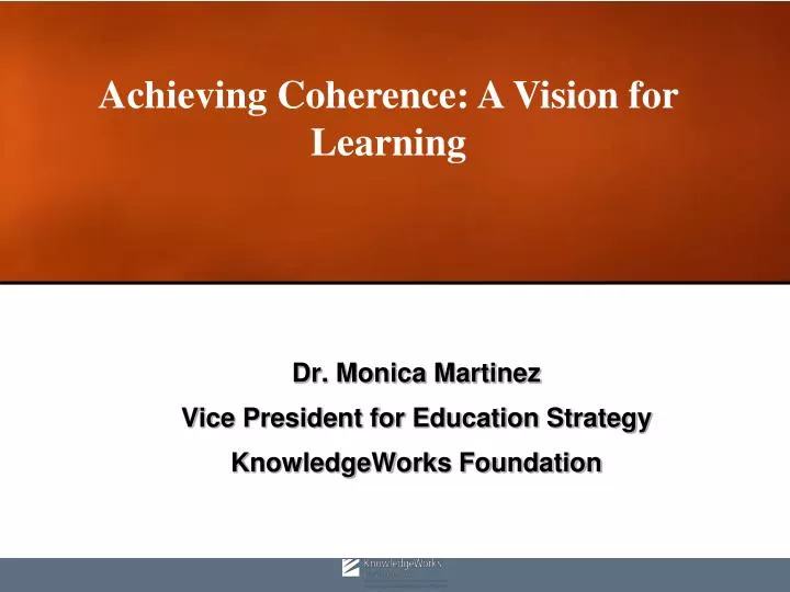 dr monica martinez vice president for education strategy knowledgeworks foundation