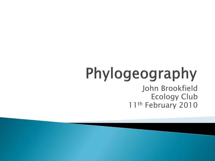 phylogeography