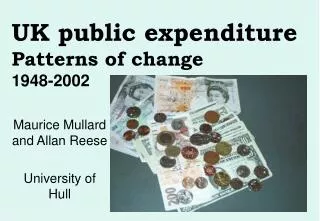 UK public expenditure Patterns of change 1948-2002