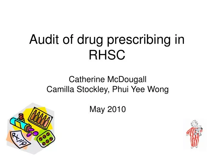 audit of drug prescribing in rhsc