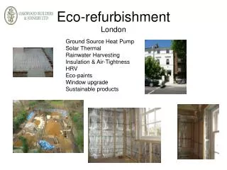 Eco-refurbishment London