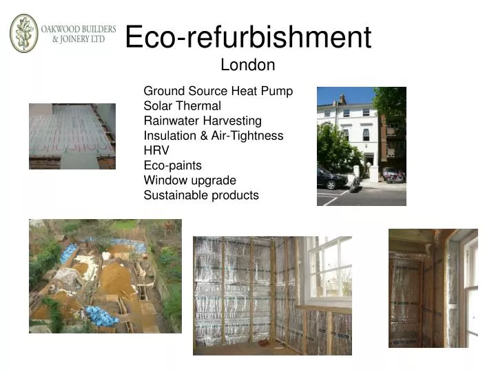 eco refurbishment london