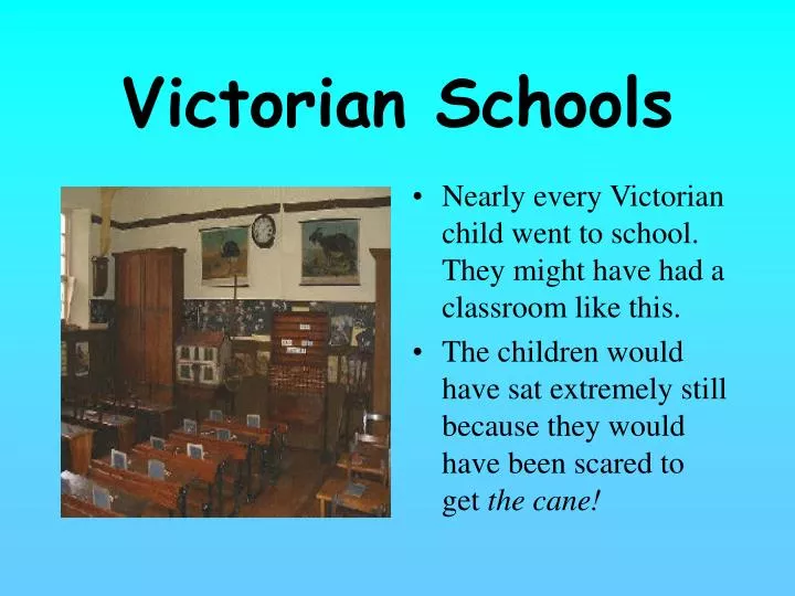 victorian schools