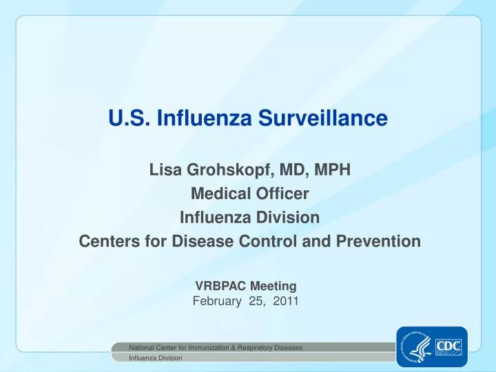 u s influenza surveillance