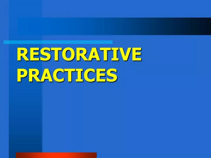 restorative practices