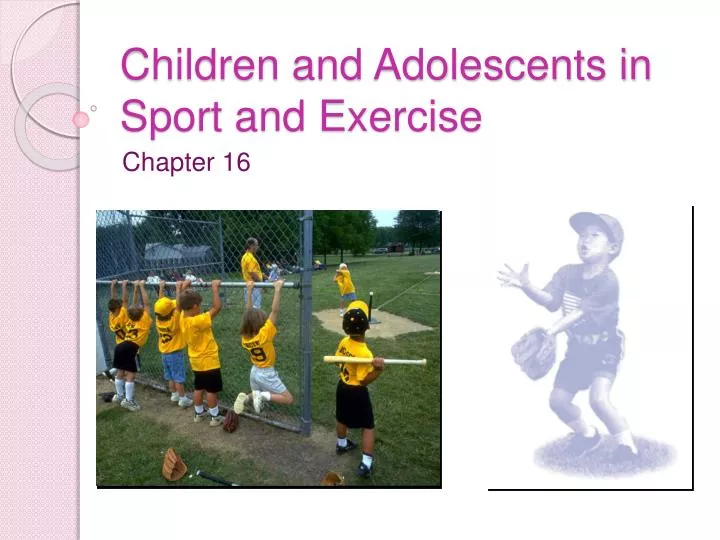 children and adolescents in sport and exercise