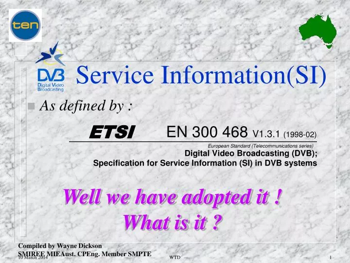 service information si