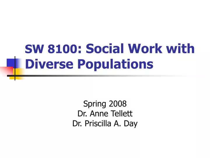 sw 8100 social work with diverse populations
