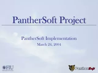 PantherSoft Project
