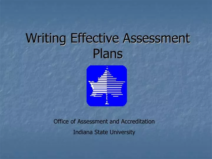 writing effective assessment plans